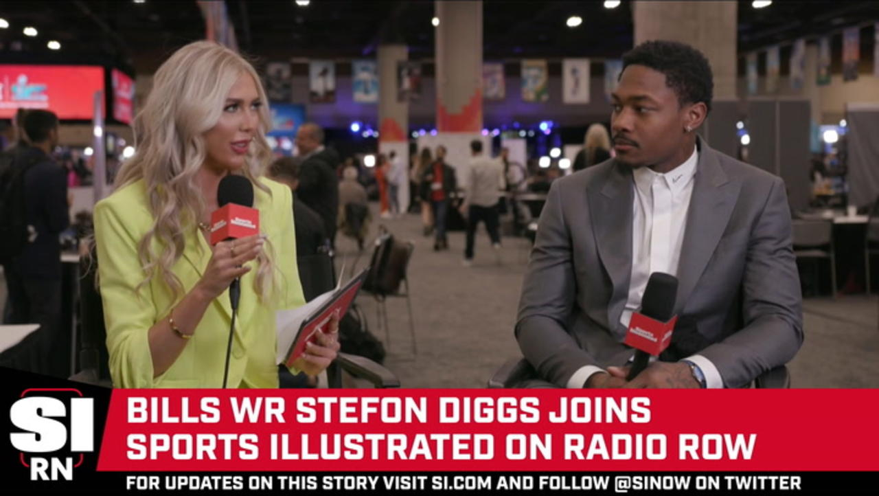Stefon Diggs Joins SI on Radio Row Ahead of Super Bowl LVII