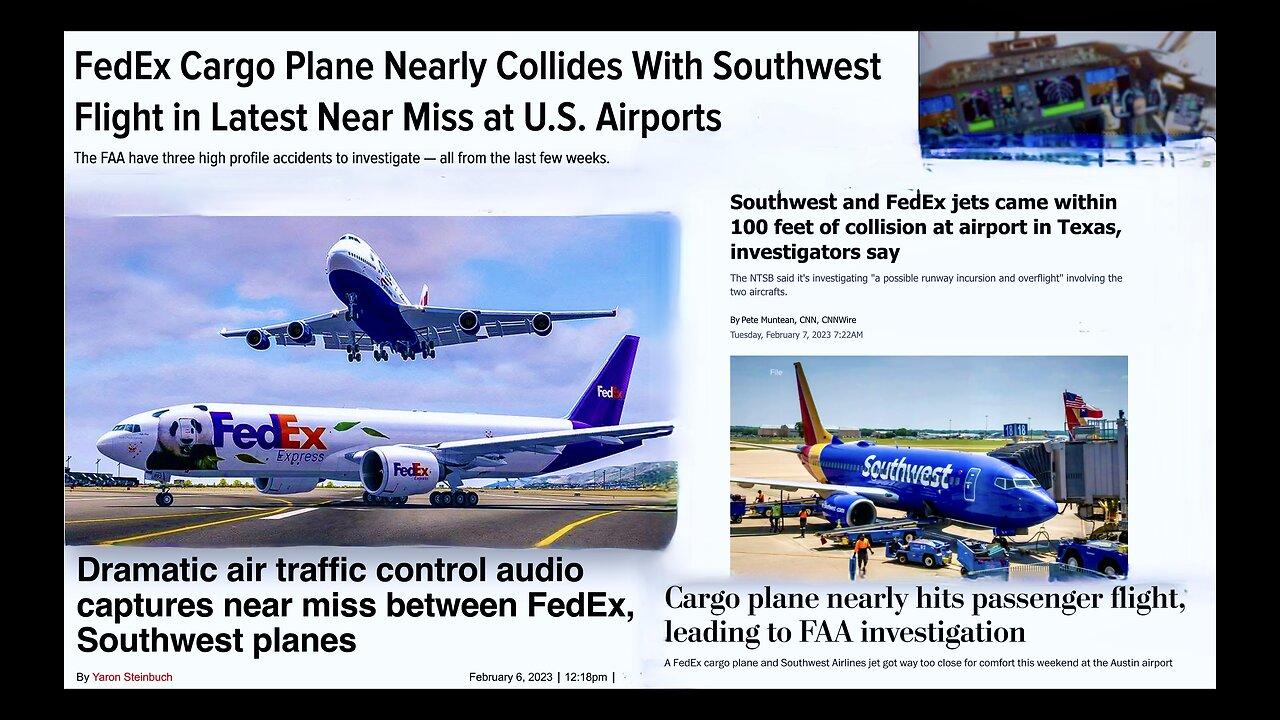 Fedex SouthWest Near Collision Forecast Airline Disaster Due To Vaccinated Pilots FAA Equity Hiring