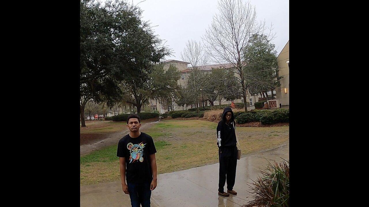 Valdosta State University: Very Wet & Rainy Day, One Student Approaches Me, The Gospel Goes Forth
