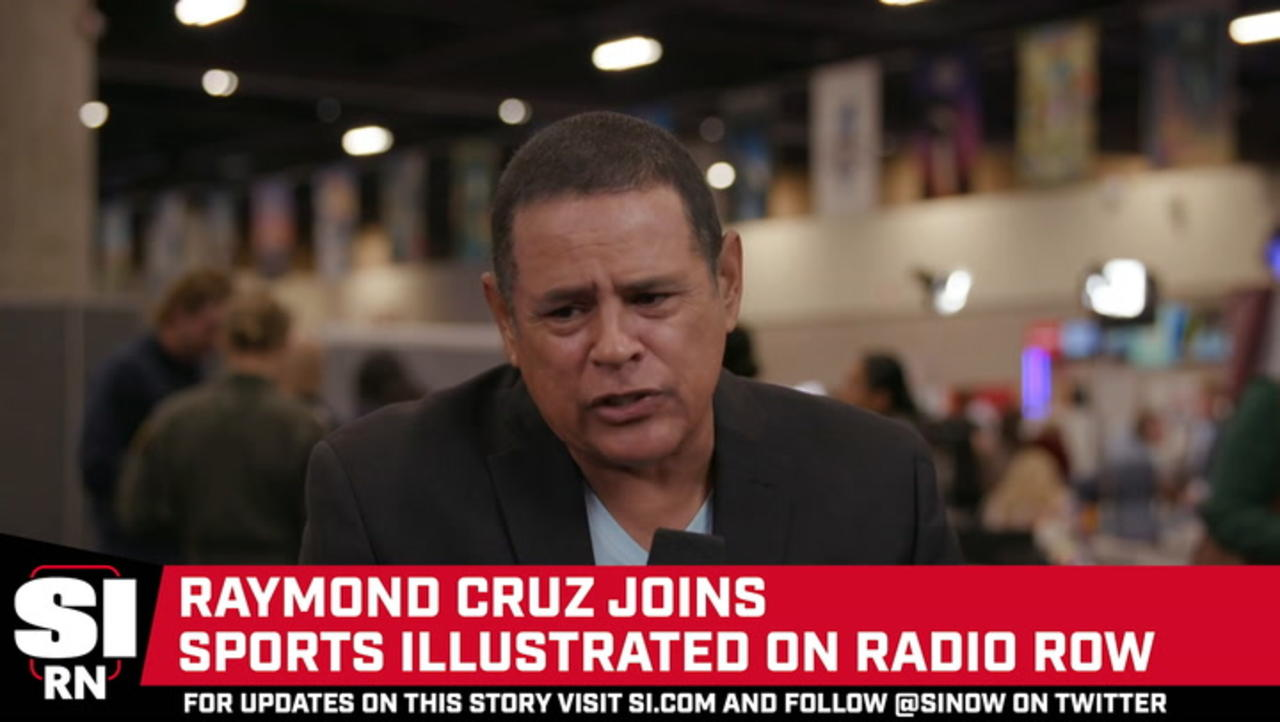 Raymond Cruz Joins SI on Radio Row Ahead of Super Bowl LVII