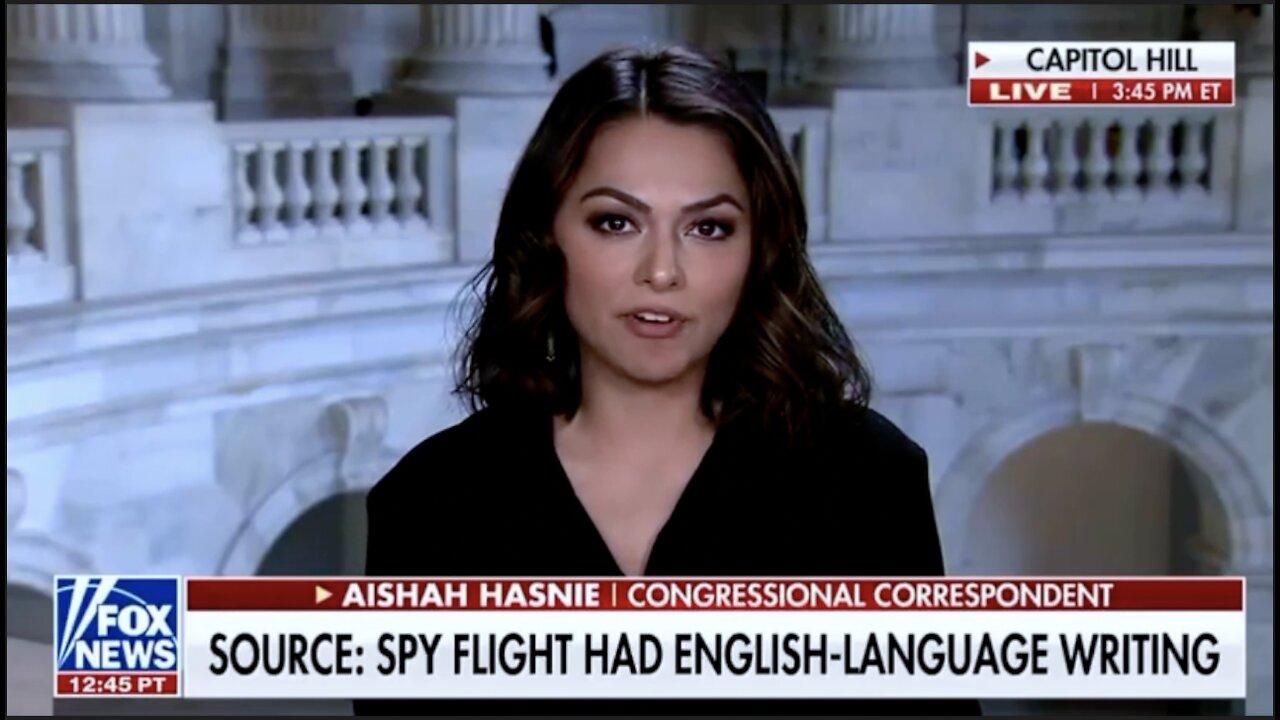 English Writing On Downed Chinese Spy Balloon - FOX NEWS' Aishah Hasnie