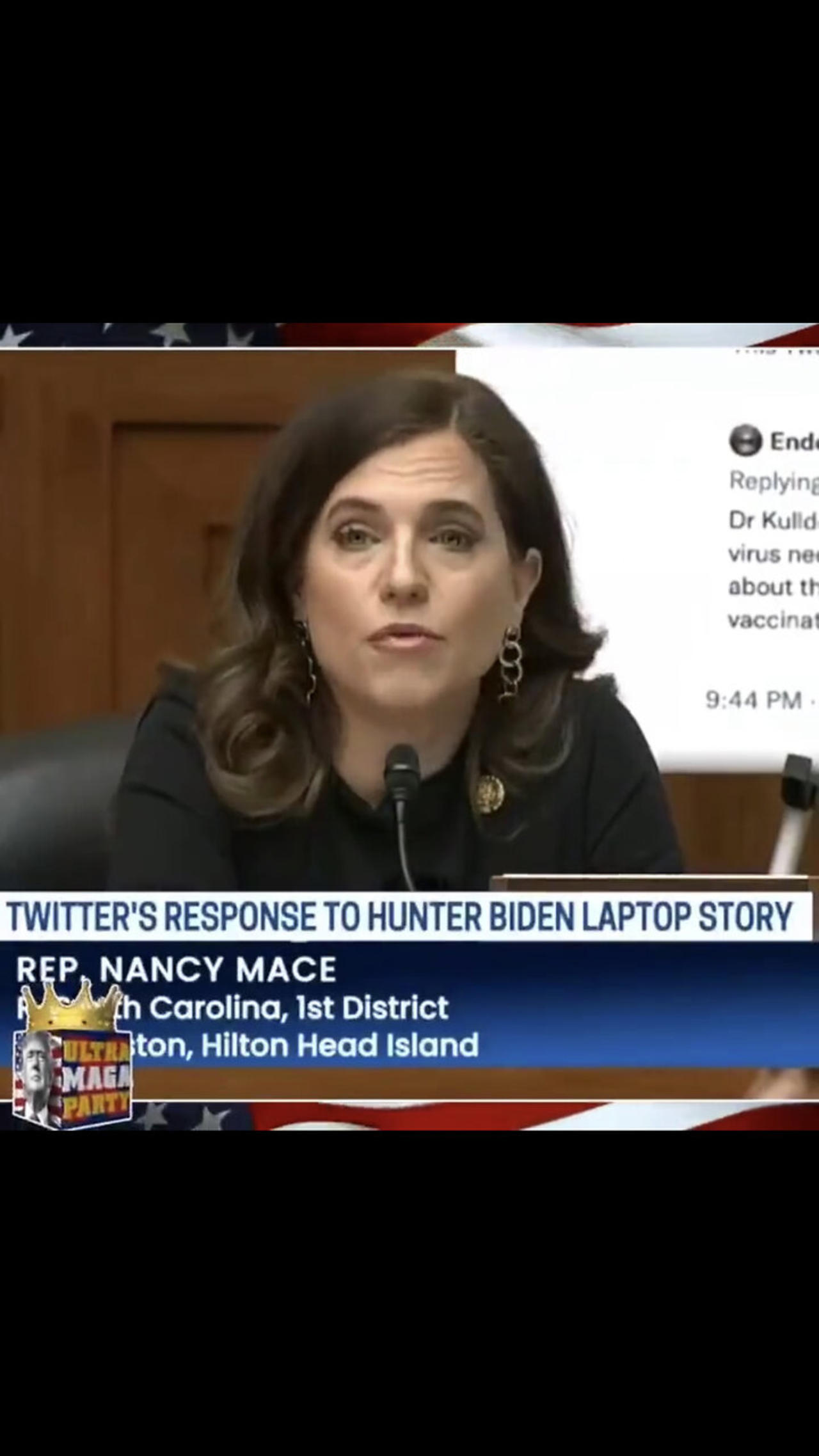Twitter Hearing: Covid Accountability Rep. Nancy Mace Isn’t Playing Around