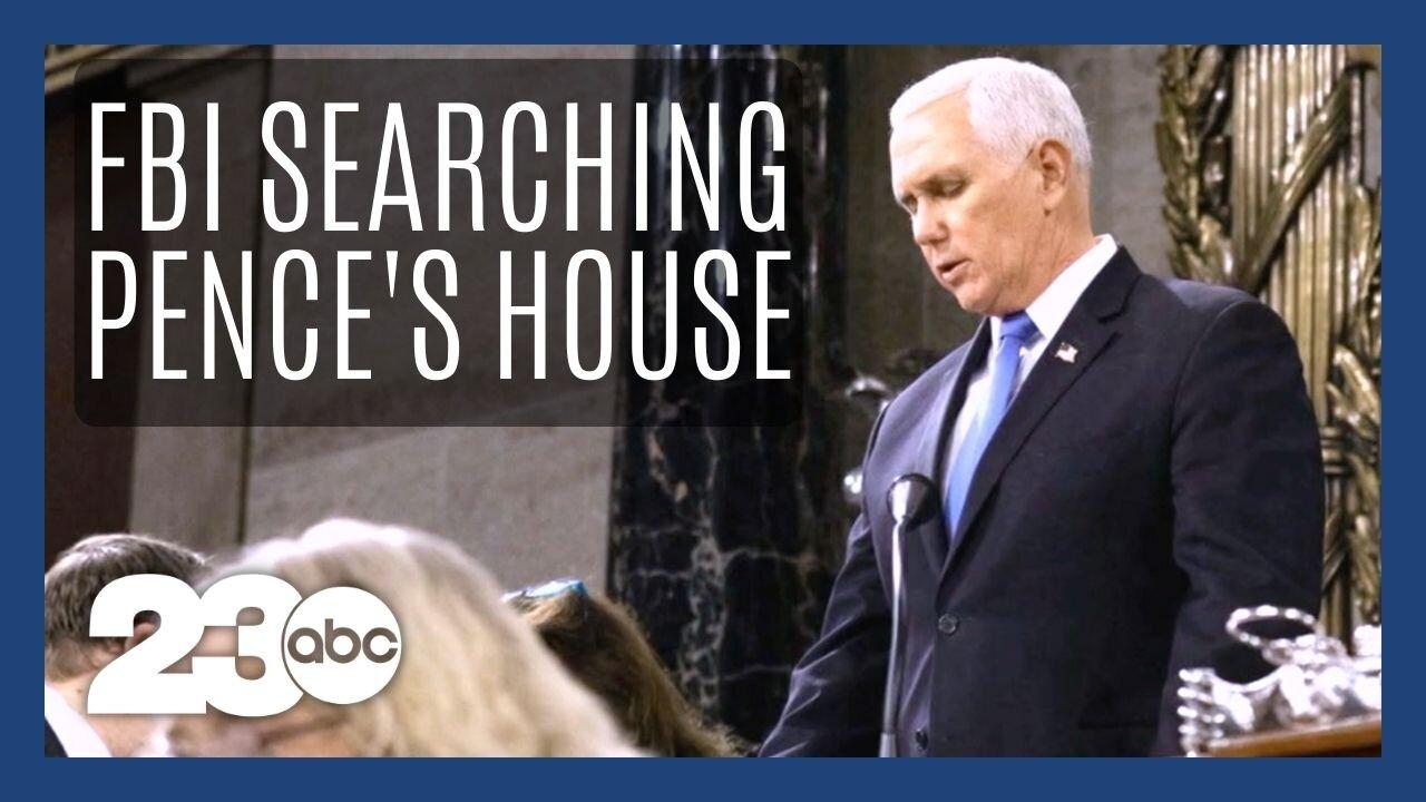 The FBI is conducting a search of Mike Pence's IN home for classified documents