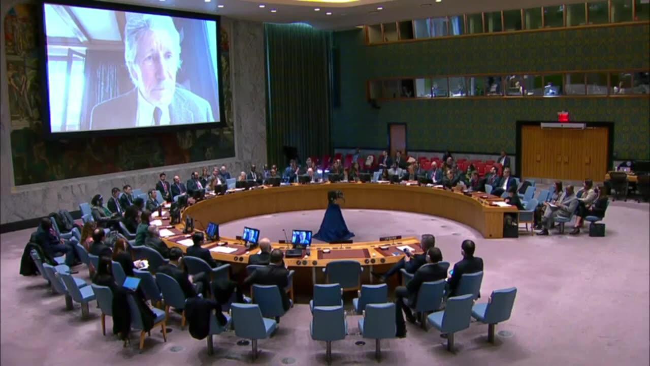 Roger Waters addresses the UN Security Council on the Ukraine Russia war