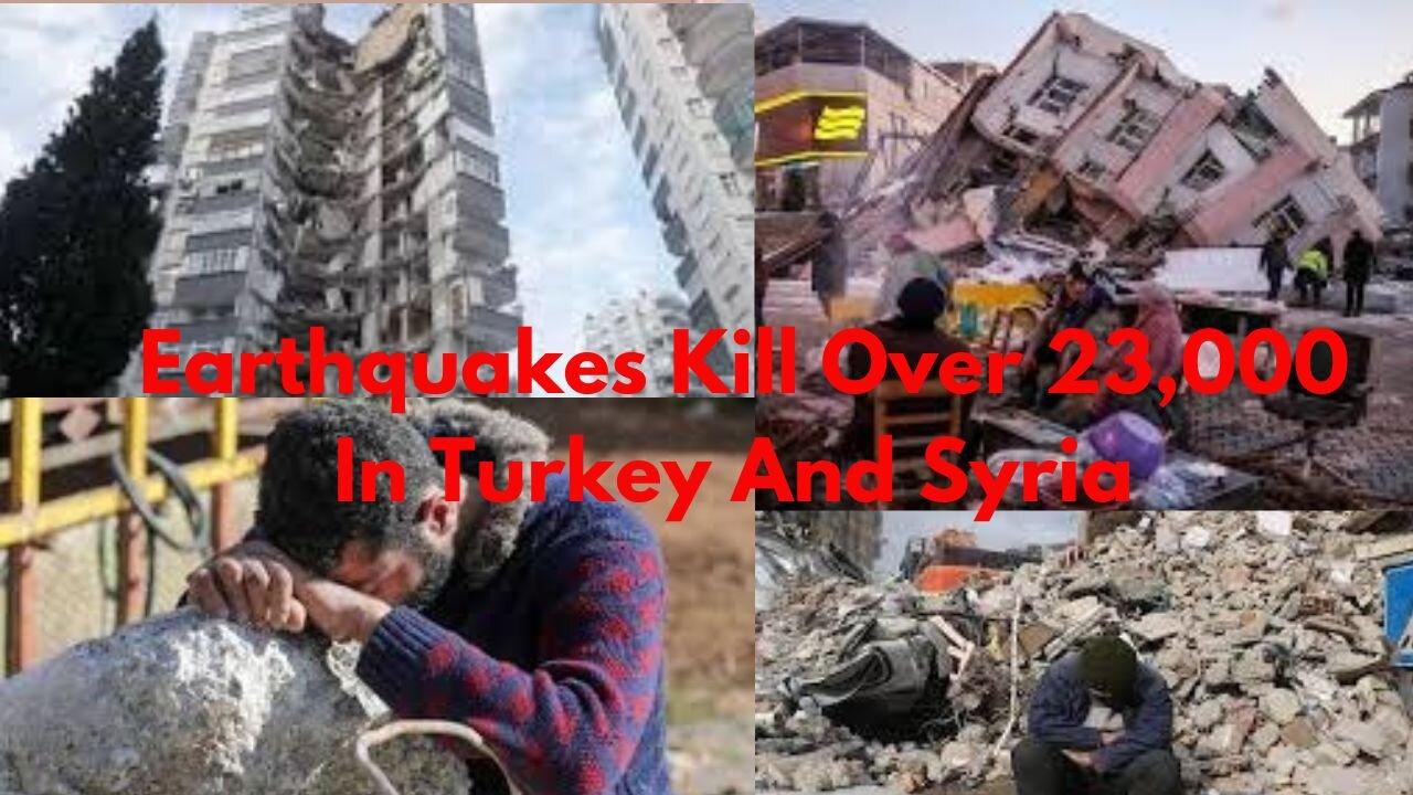 Turkey_syria Earthquake /Collapsing Building aftershocks