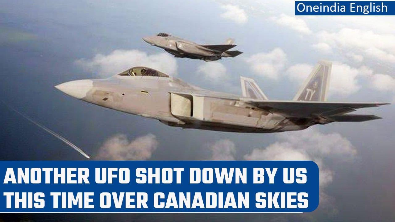 US jets shot down another UFO in less than 24 hours over Canadian sky | Oneindia News