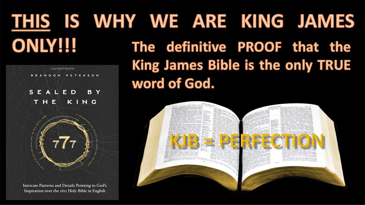 THIS is why we are King James Only! MATHEMATICAL PROOF THAT THE KING JAMES BIBLE IS GOD'S PURE WORD!