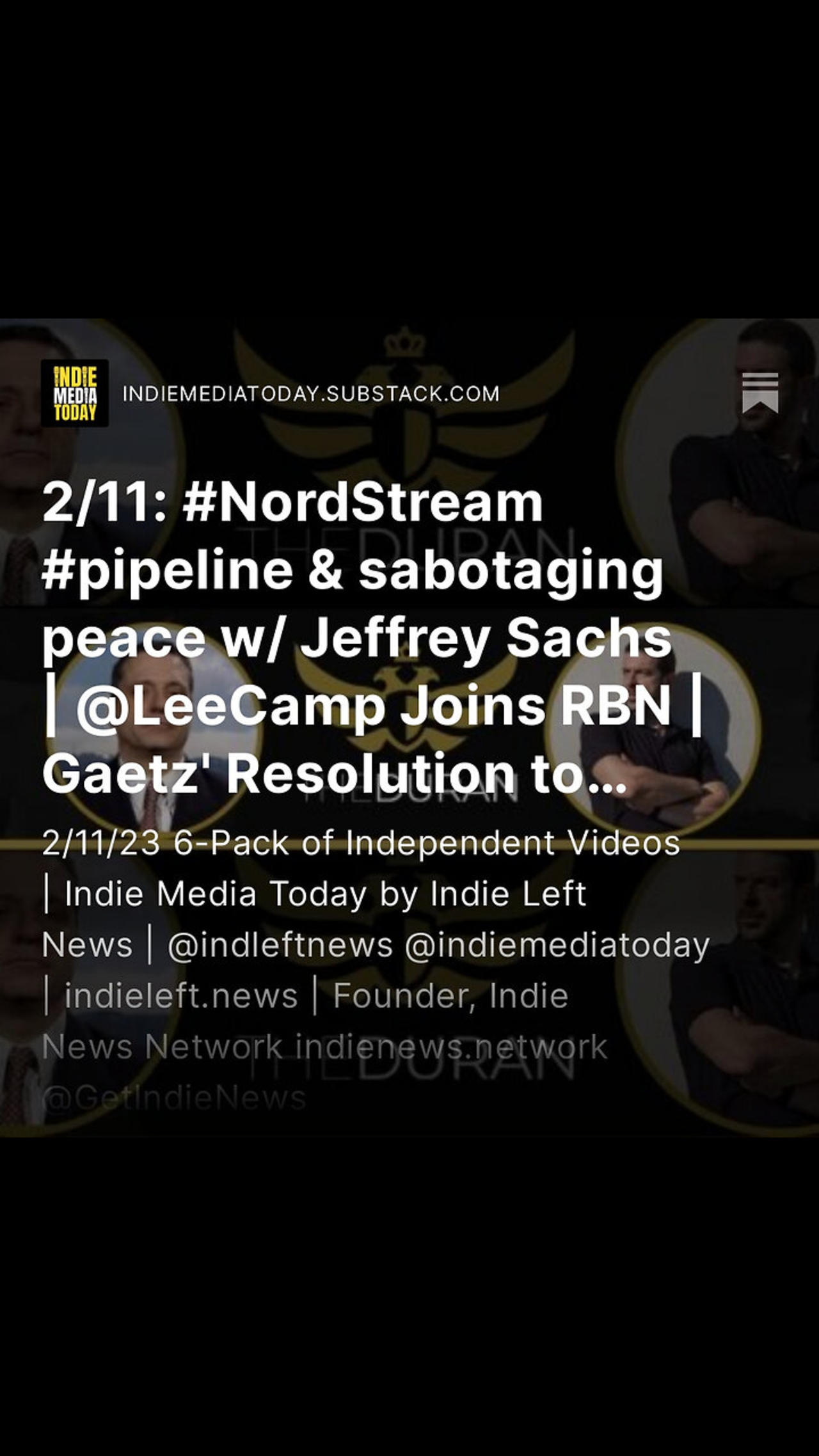 2/11: Nord Stream pipeline & sabotaging peace w/Jeffrey Sachs | Lee Camp Joins RBN + more!
