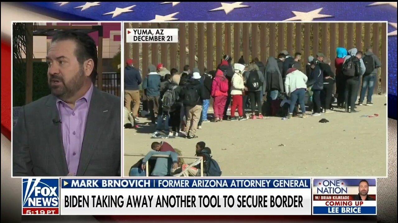 Fmr Arizona AG Brnovich: Biden's Not Serious About Border Security