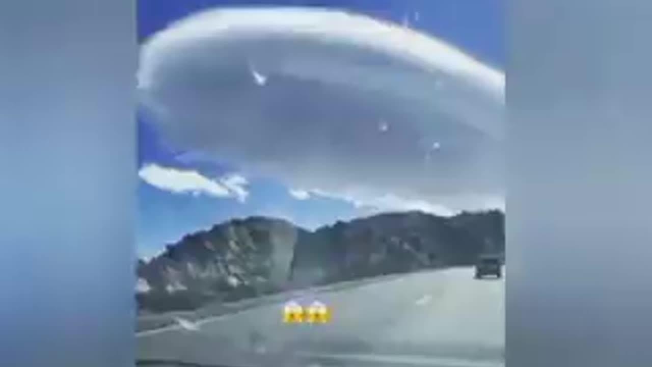 Strange possible HAARP like cloud seen in Turkey after the Earthquake