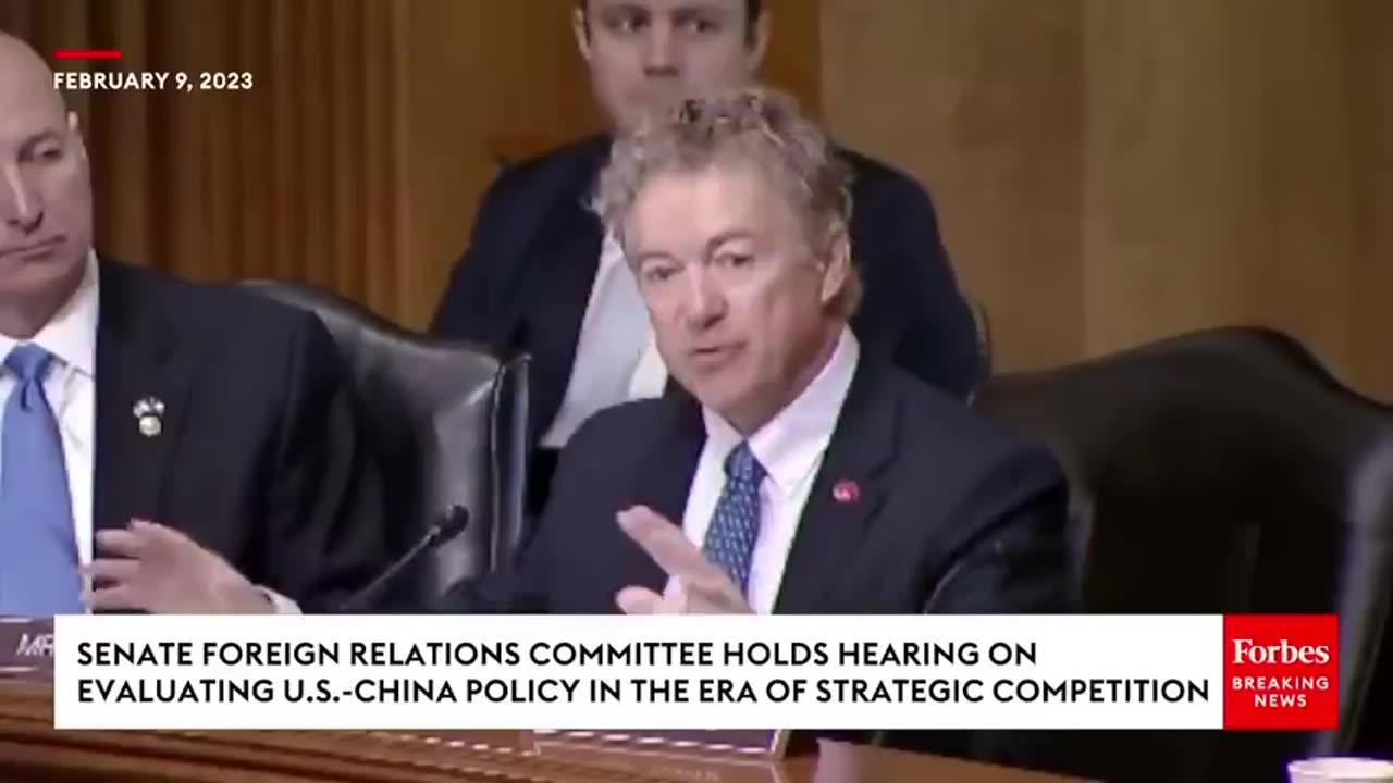 Rand Paul Directly Confronts Top Biden Official On Funding Virus Research in China