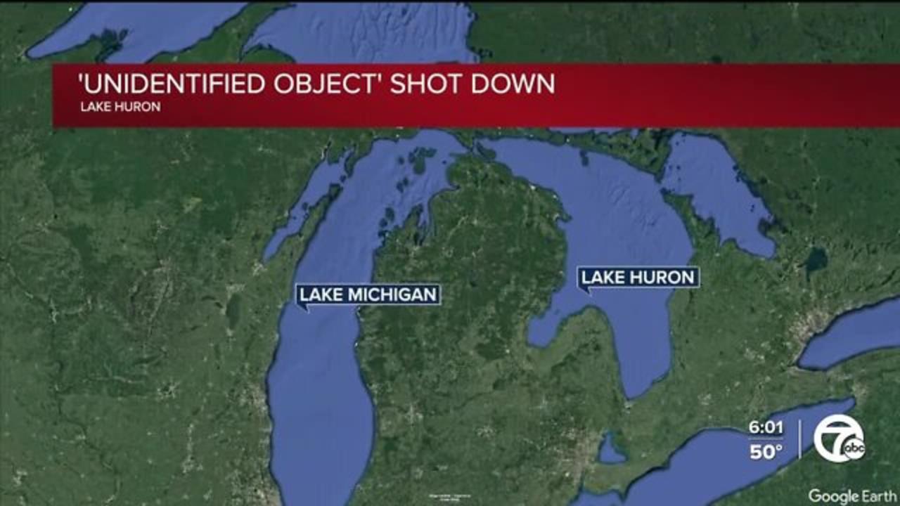 Military shoots down 'high-altitude object' over Lake Huron, U.S. officials say