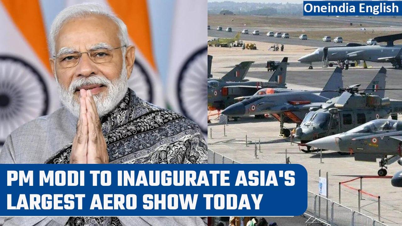 Aero India 2023: PM Modi to inaugurate 14th edition of the 5-day event in Bengaluru | Oneindia News