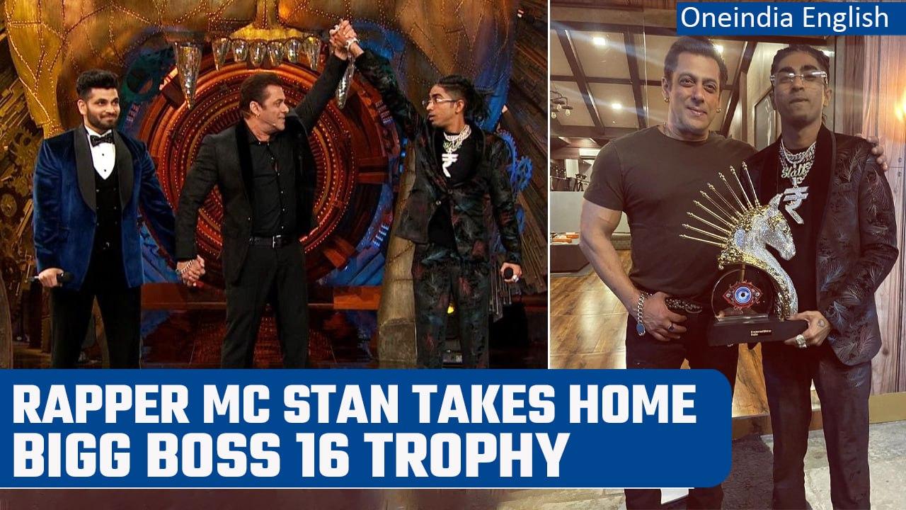 Bigg Boss 16 Winner: MC Stan Receives Trophy,  ₹31 Lakhs prize money & a car | Oneindia News