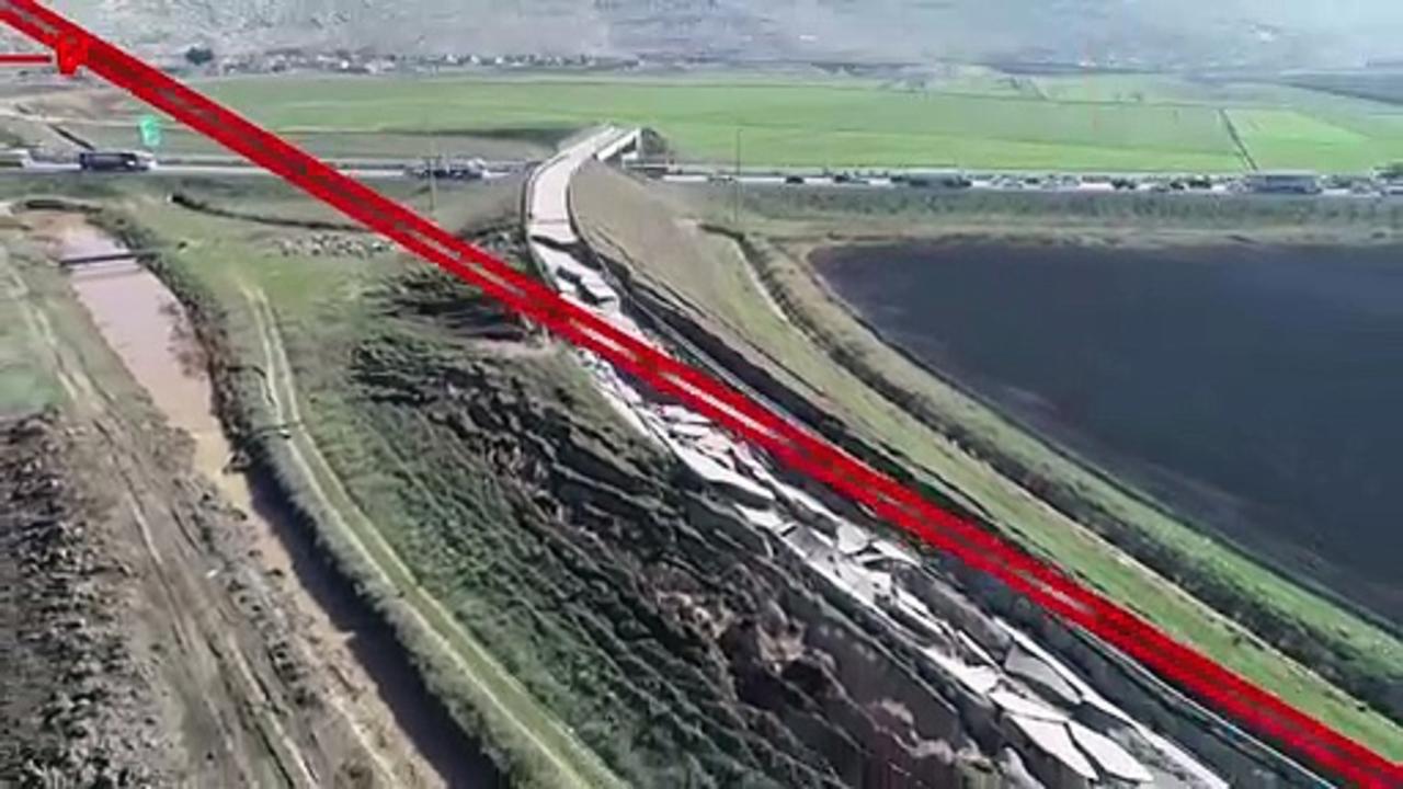 Drone Footage Reveals Massive Earthquake Cracks in Turkey