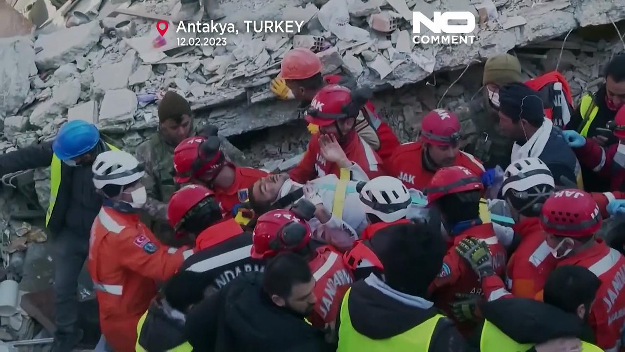 Emergency services continue to search for survivors in Turkey and Syria