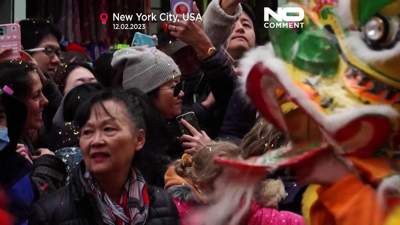 Watch: Lunar New Year celebrations in New York