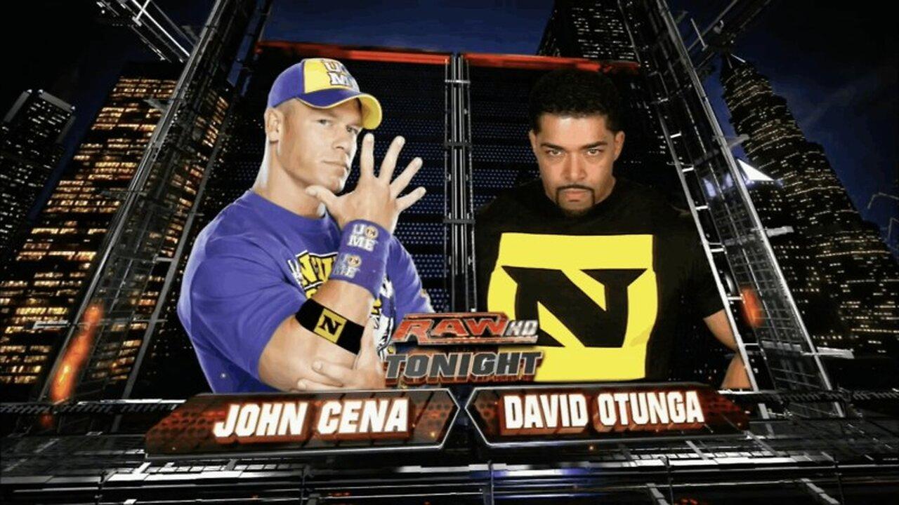 John Cena vs David Otunga (Full Match)