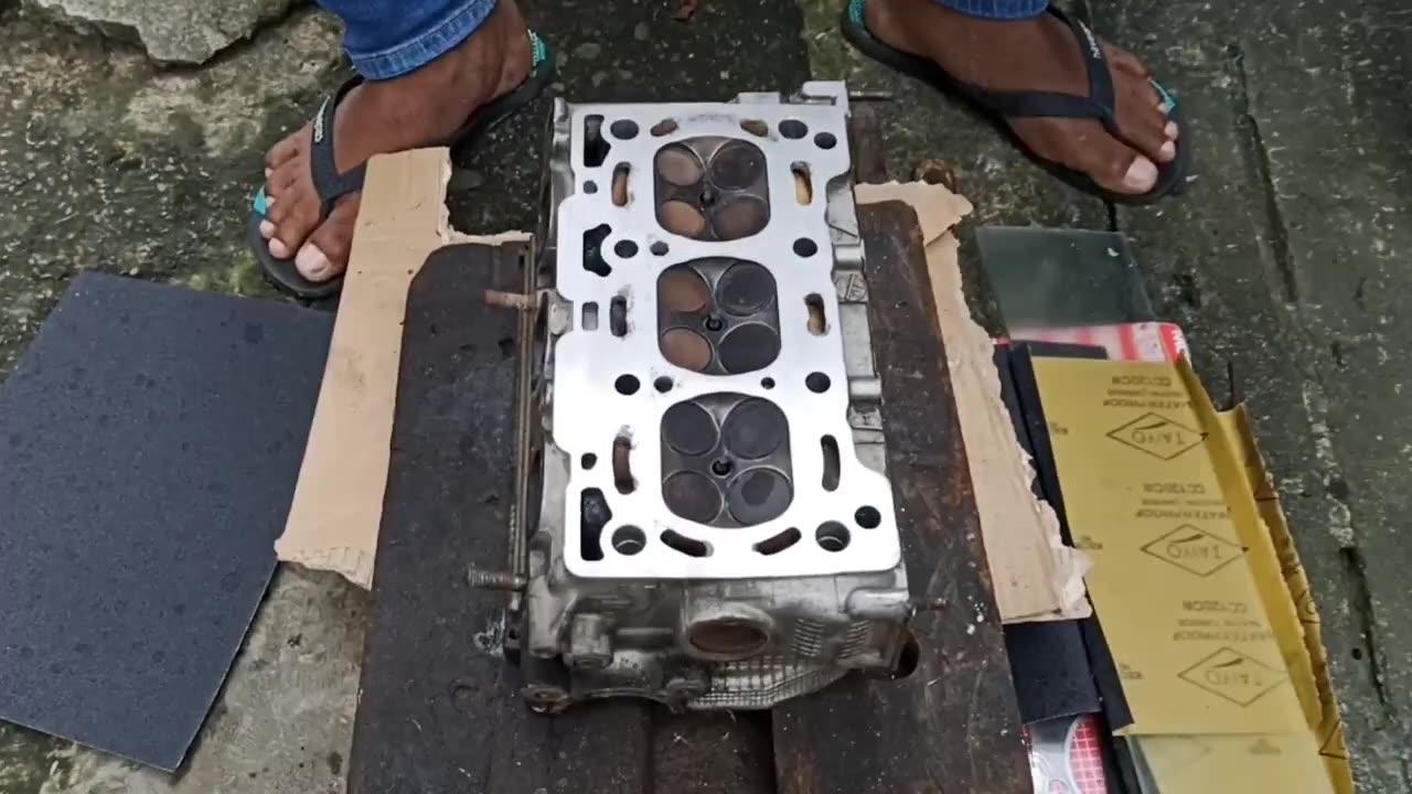 DIY Manual Resurface of Engine (Multicab) One News Page VIDEO