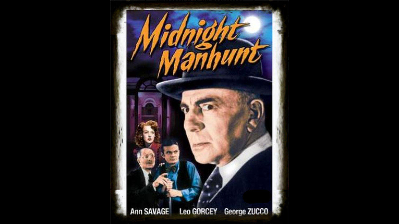 Midnight Manhunt 1945 | Classic Mystery Drama | Vintage Full Movies | Film Noir