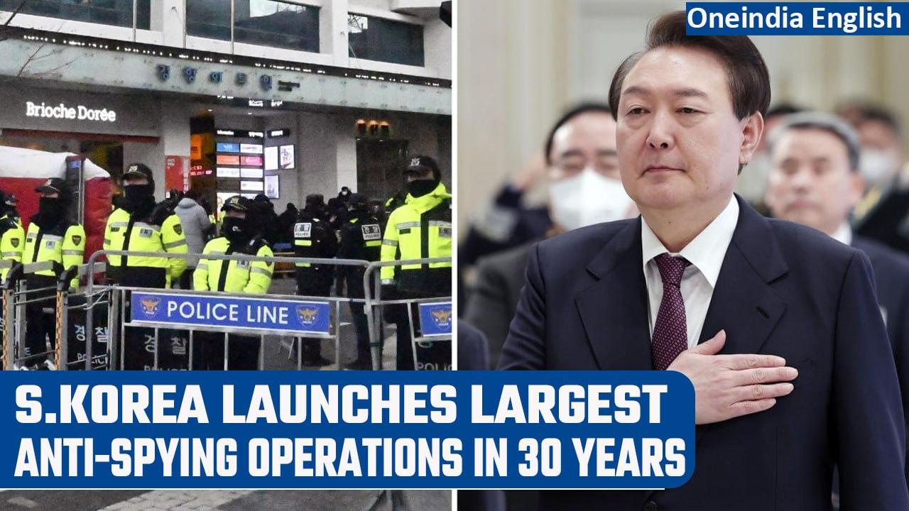 South Korea: Tensions mount as it launches largest anti-spying operations in 30 years| Oneindia News