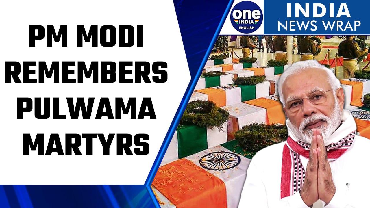 Pulwama anniversary: PM Modi pays tributes to martyrs; Kashmir ADGP addresses arrests| Oneindia News