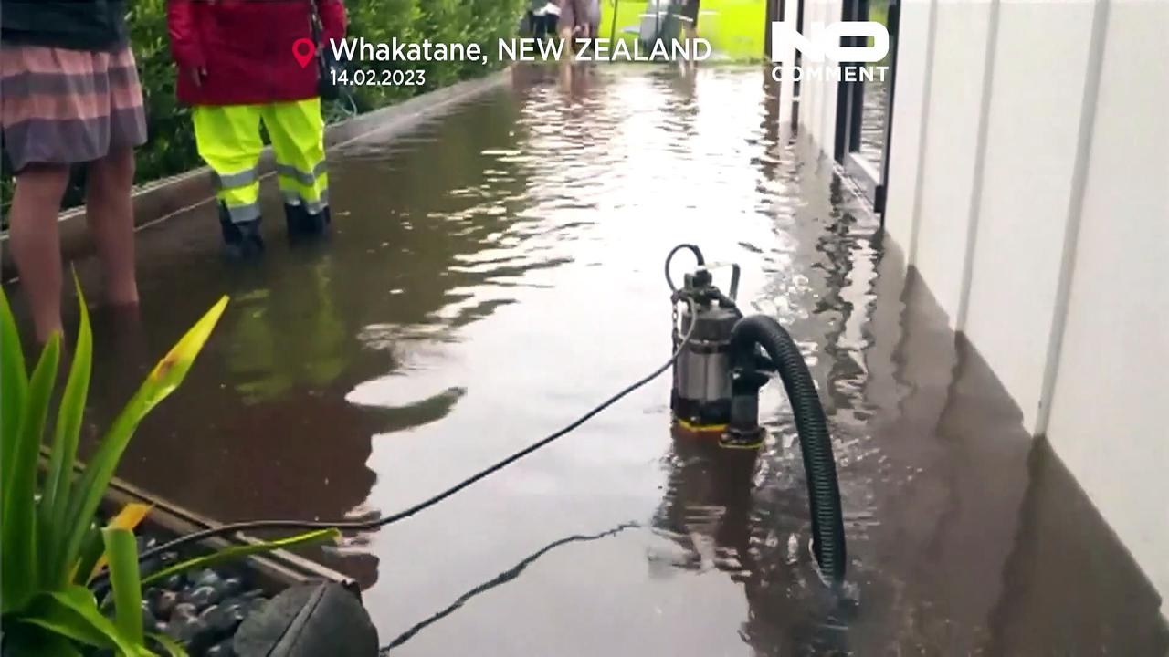 Watch: New Zealand's North Island flooded after Cyclone Gabrielle