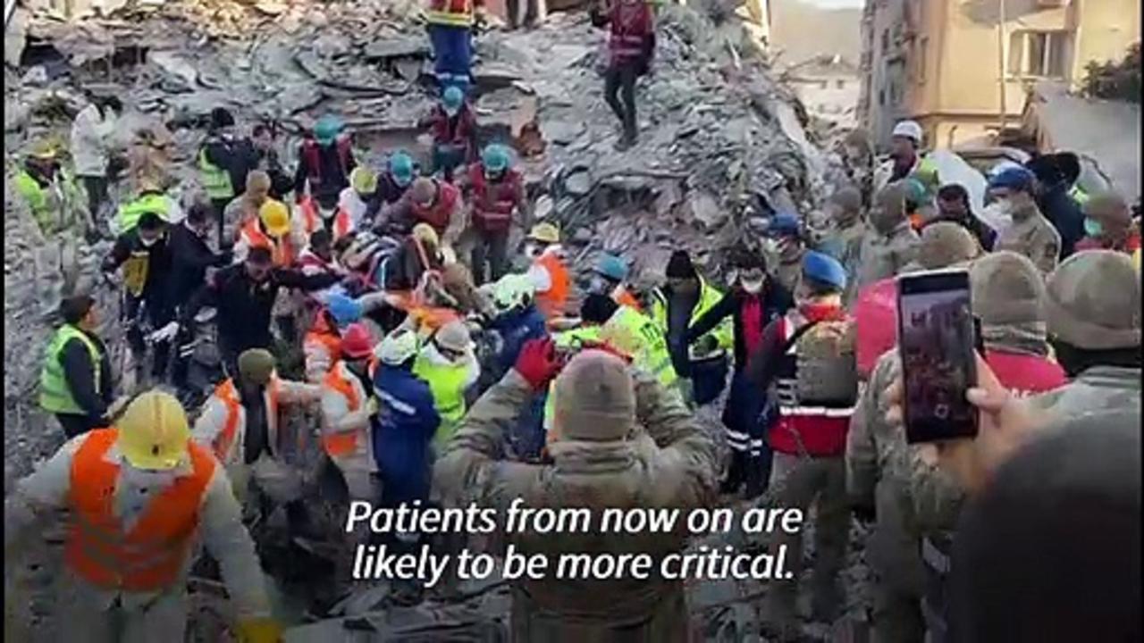 'Miracle' patient fighting for life after 180 hours under rubble