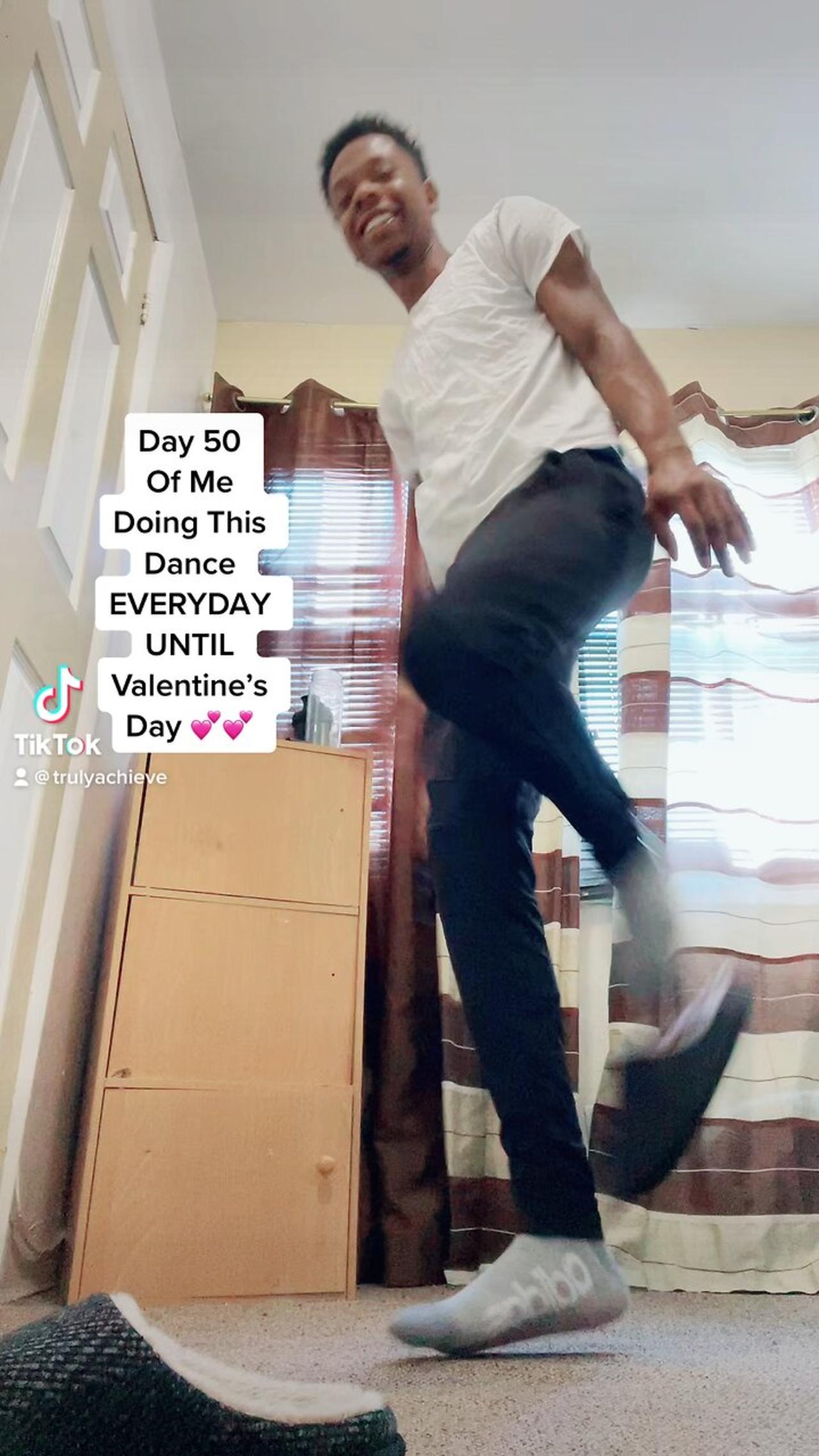 Day 50 Of Me Doing This TikTok Dance EVERYDAY Until Valentine’s Day