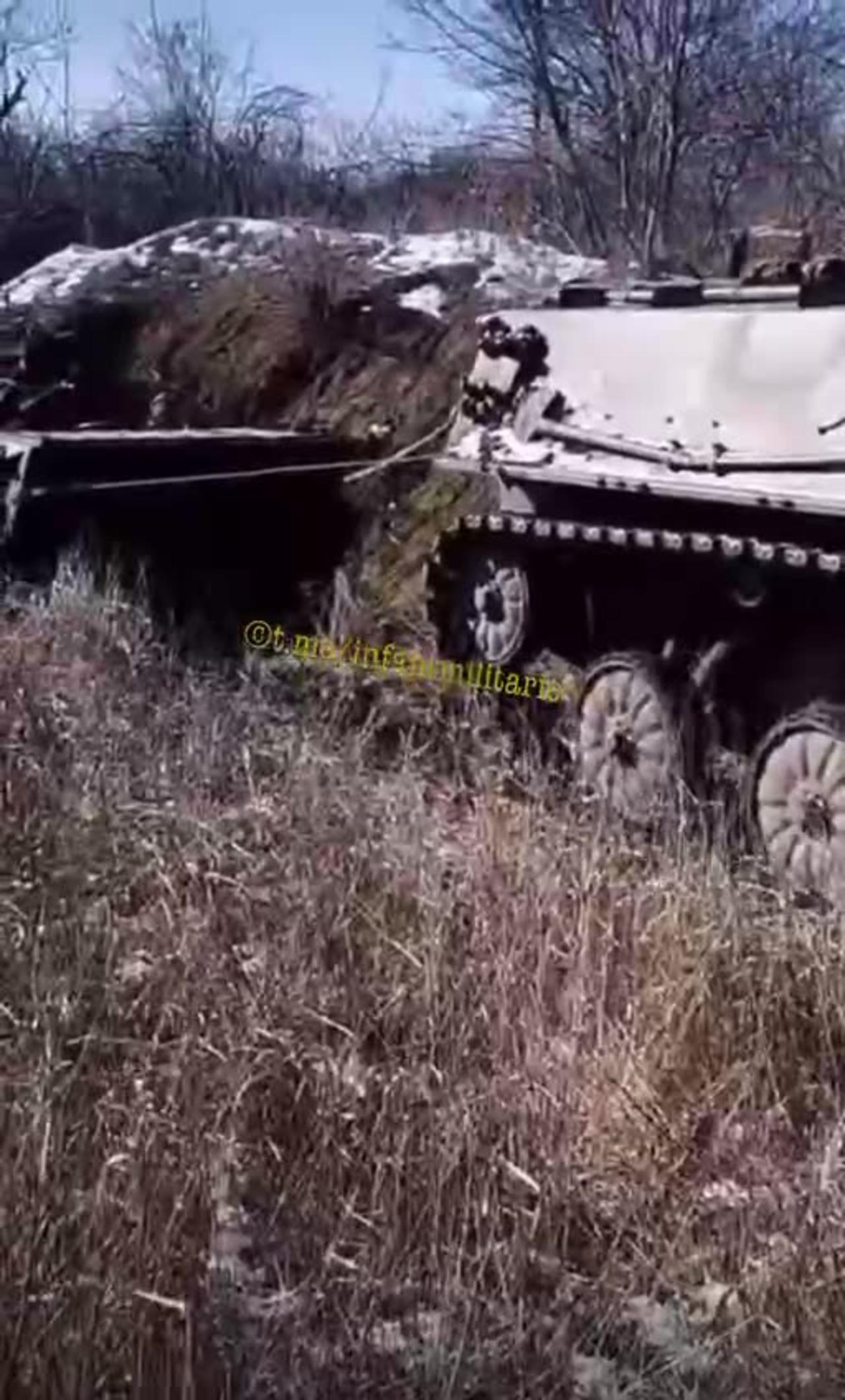 A clear demonstration of the conditions for the use of armored vehicles in Ukraine