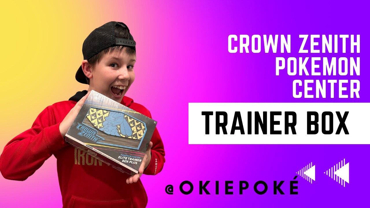 Pokémon Center Crown Zenith ETB Box Break!!!!!