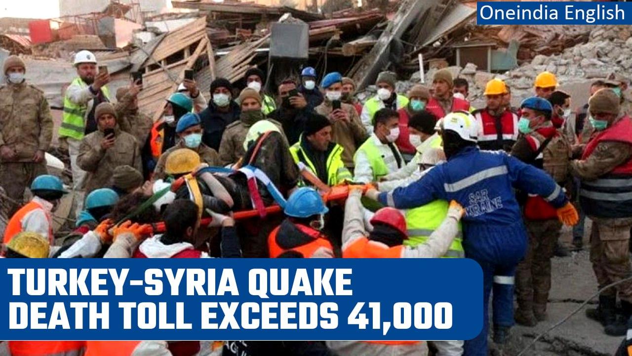 Turkey-Syria quake: Rescue operations are ongoing as death toll surpasses 41,000 | Oneindia News