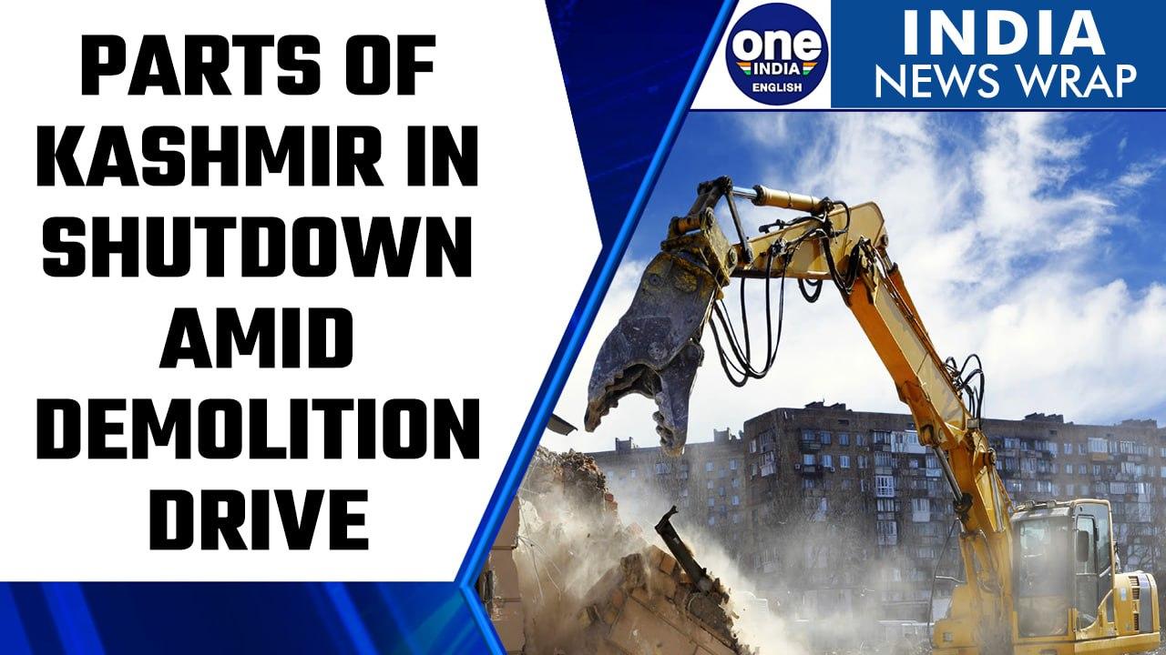 J&K: Shutdown in parts of Kashmir against demolition drive; strike called | Oneindia News