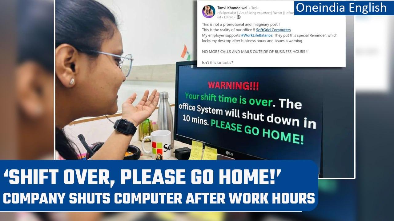 Company Reminds Its Employees To Head Home As A Warning After Working Hours | Oneindia News