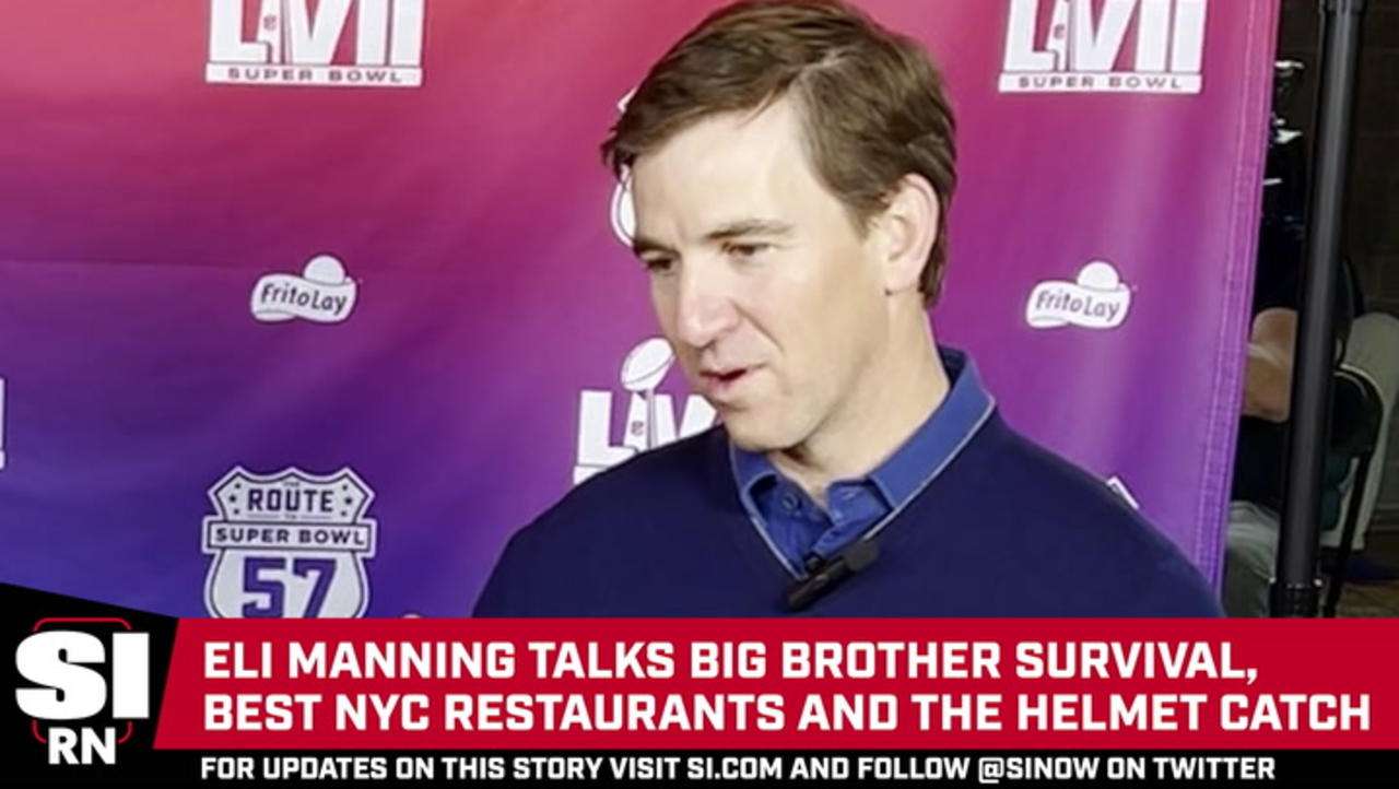 Eli Manning Joins SI To Big Brother Survival, Talk Best NYC Restaurants and the Helmet Catch