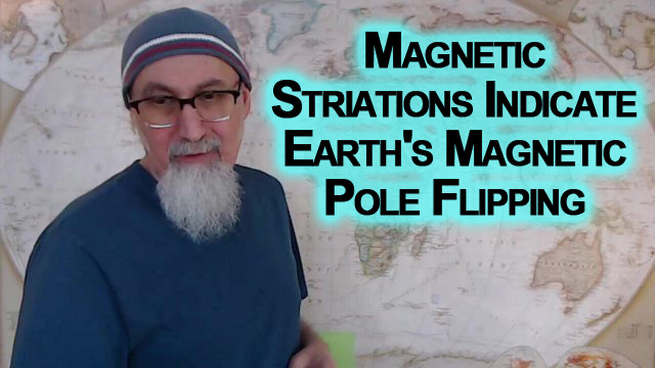 Mid-Atlantic Ridge, Seafloor Spreading & Magnetic Striations Indicate Earth's Magnetic Pole Flipping