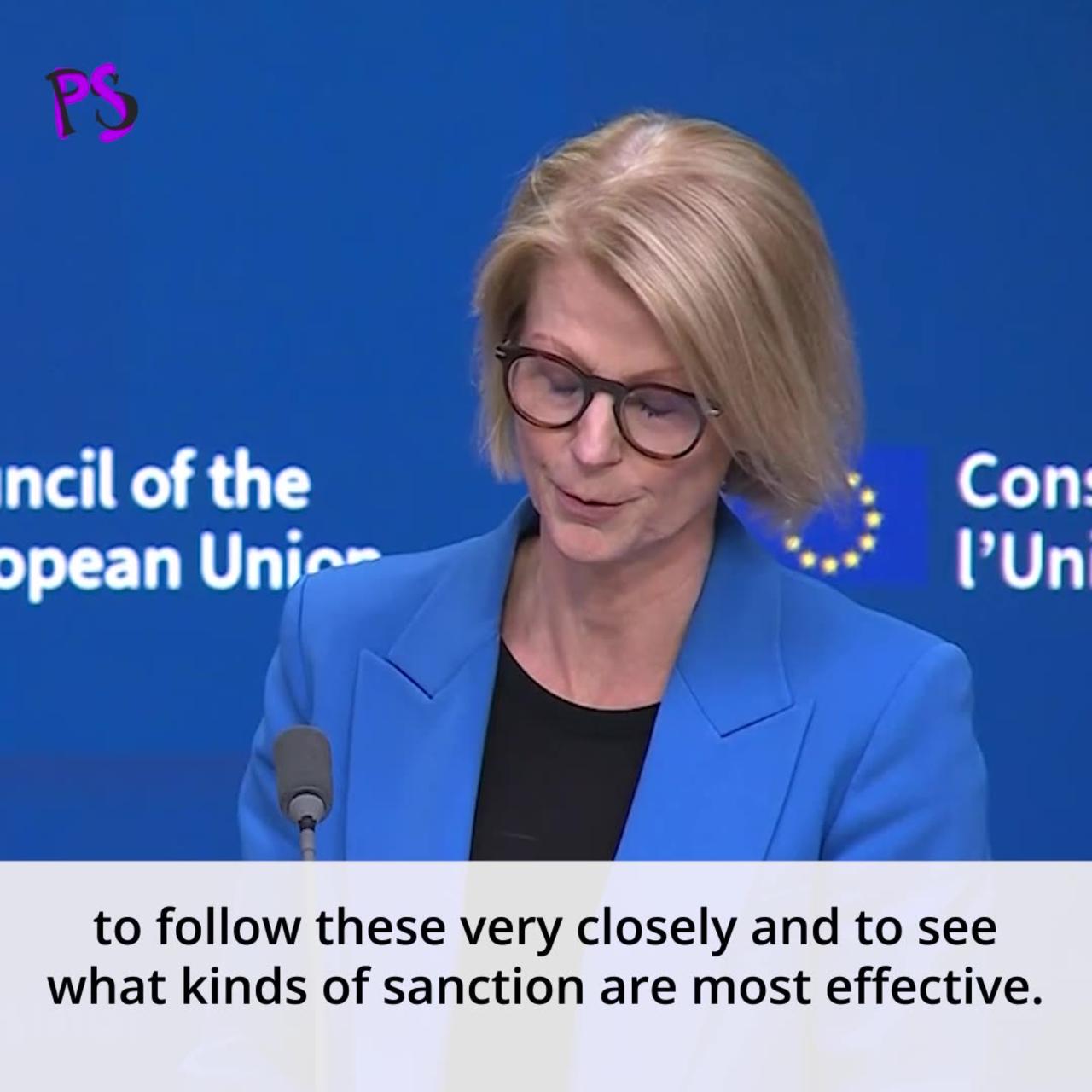 We don’t know exactly.' European Finance Minister Elisabeth Svantesson