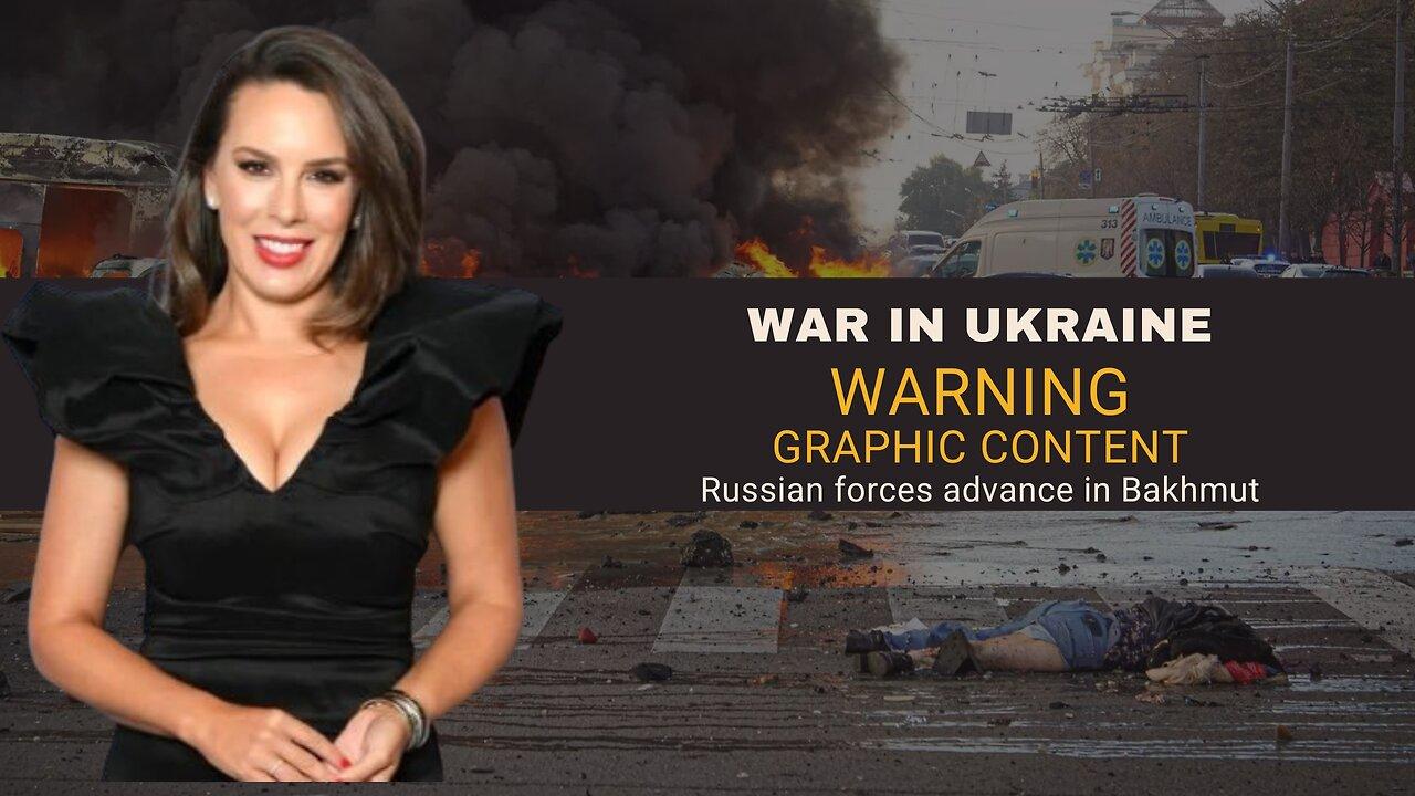 Ukraine frontline fighting: Russian forces advance in Bakhmut - BBC News