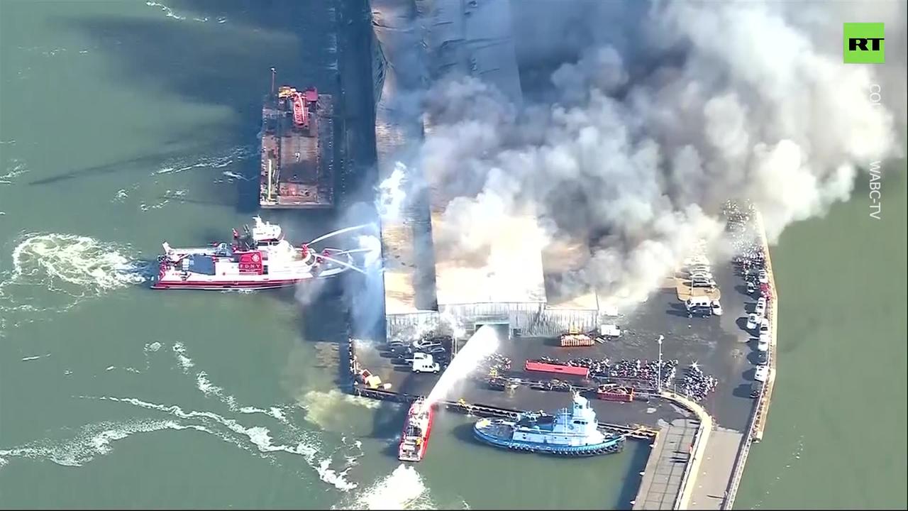 THIS IS A VIDEO OF PUBLIC ACCOUNTABILITY GOING UP IN SMOKE! HUGE FIRE BREAKS OUT at NYPD "EVIDENCE" WAREHOUSE in BROOK