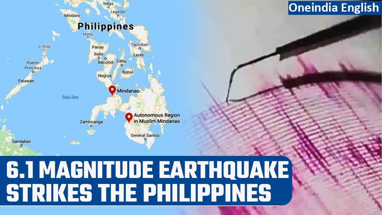6.1 magnitude earthquake jolts the central Philippines; no casualties reported | Oneindia News