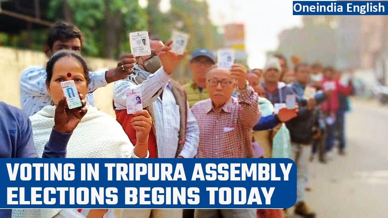 Tripura Assembly Election 2023: Polling begins at 7 am; ruling BJP is hoping to win | Oneindia News