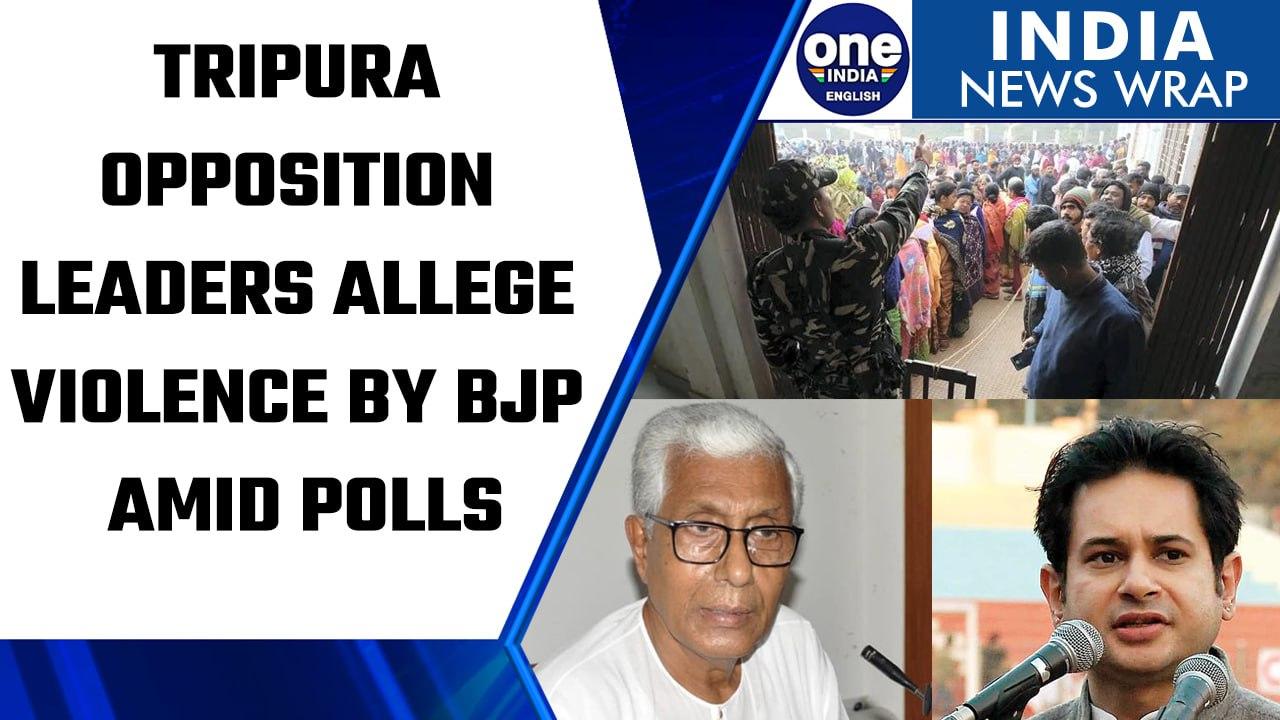 Tripura Assembly Election 2023: Opposition leaders claim violence by BJP amid polls | Oneindia News