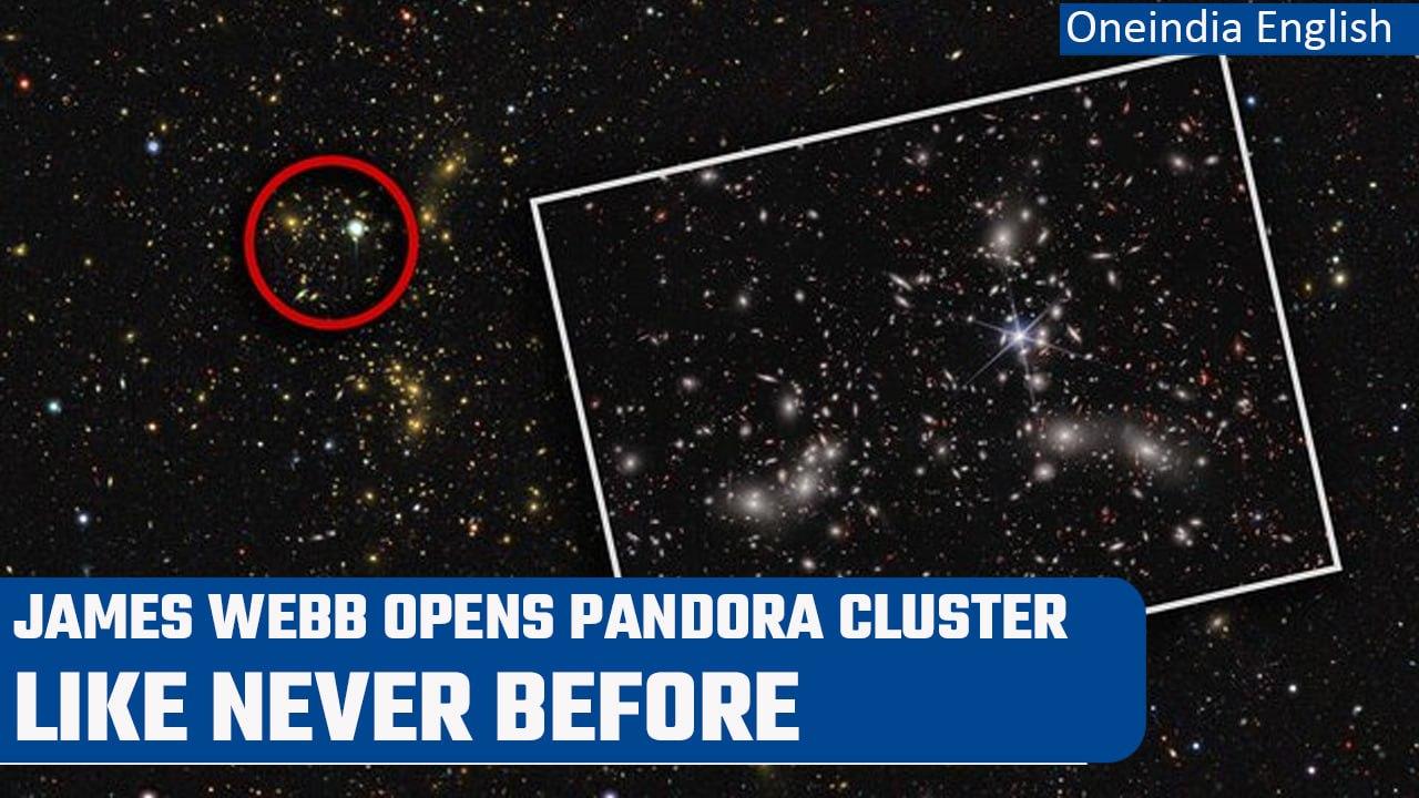 NASA's James Webb Space Telescope uncovers new details in Pandora's Cluster| Oneindia News