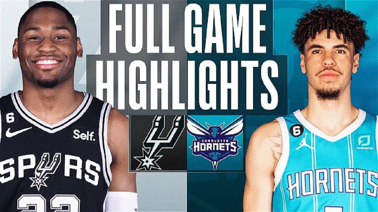 San Antonio Spurs vs. Charlotte Hornets Full Game Highlights | Feb 15 | 2022-2023 NBA Season