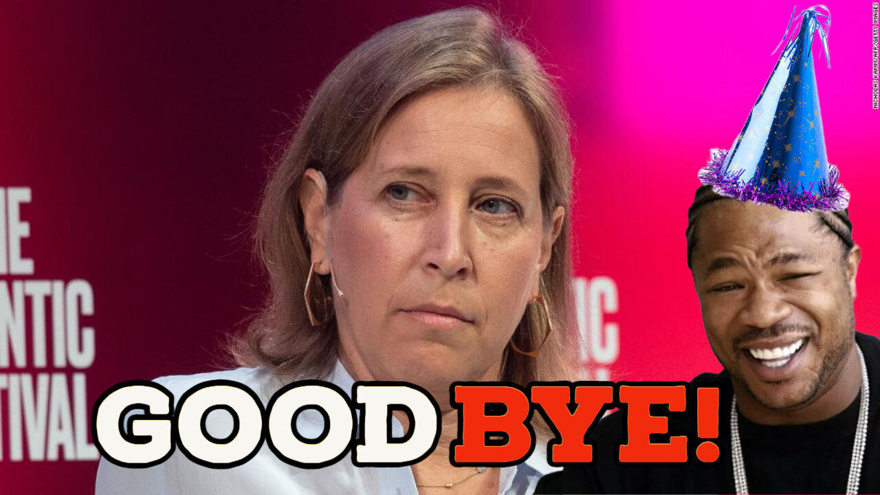 GREAT NEWS! YouTube CEO Susan Wojcicki Is STEPPING DOWN!