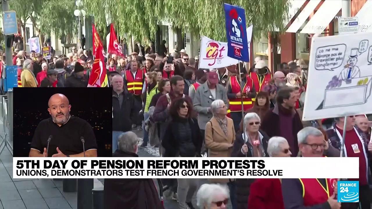 'Anger is deep': French union hails protest uniting all walks of life in challenge to pension reform