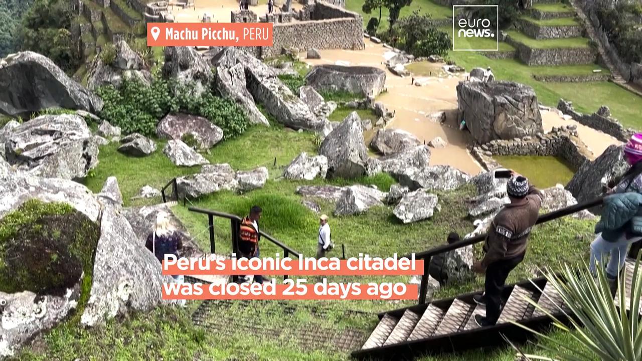 Machu Picchu: Inca citadel reopens to tourists after month of civil unrest