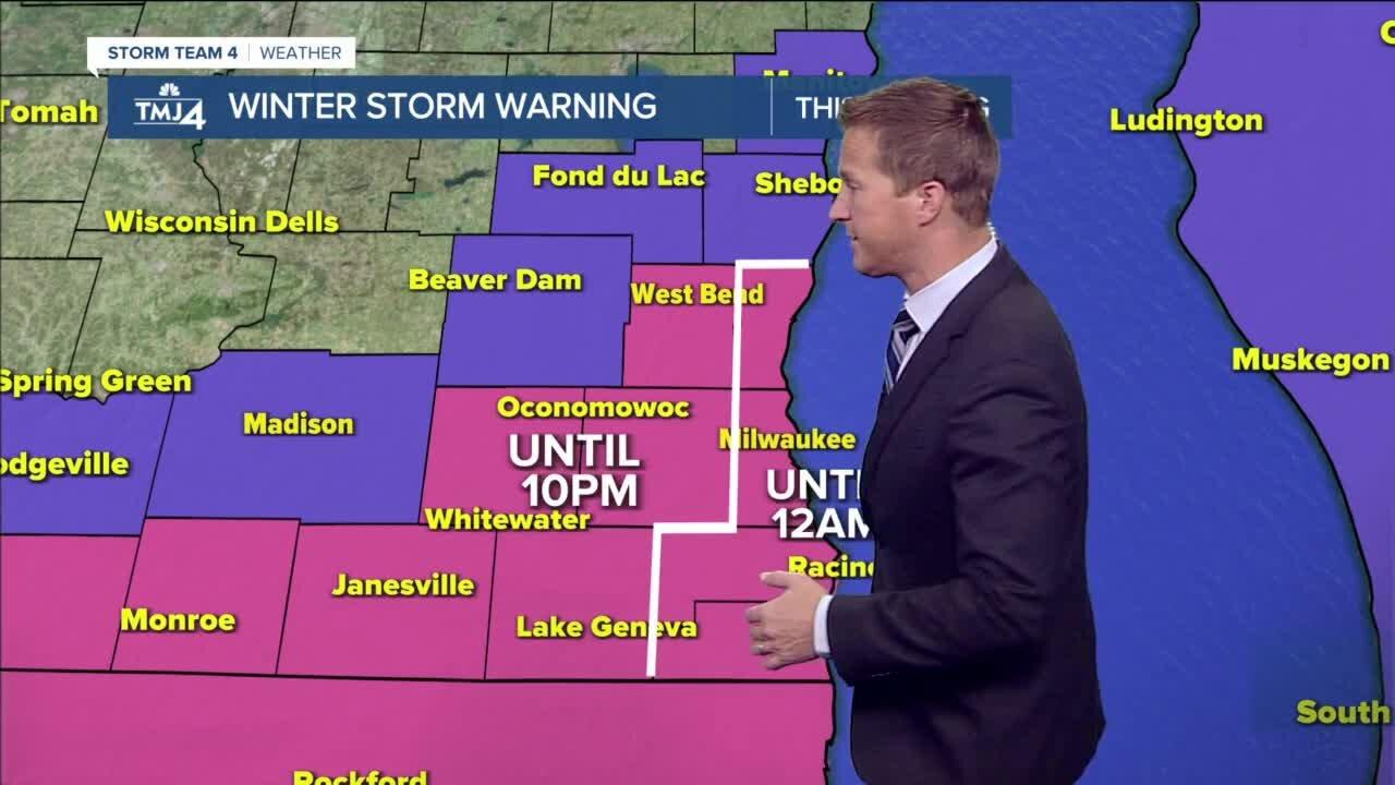Winter storm continues in Southeast Wisconsin