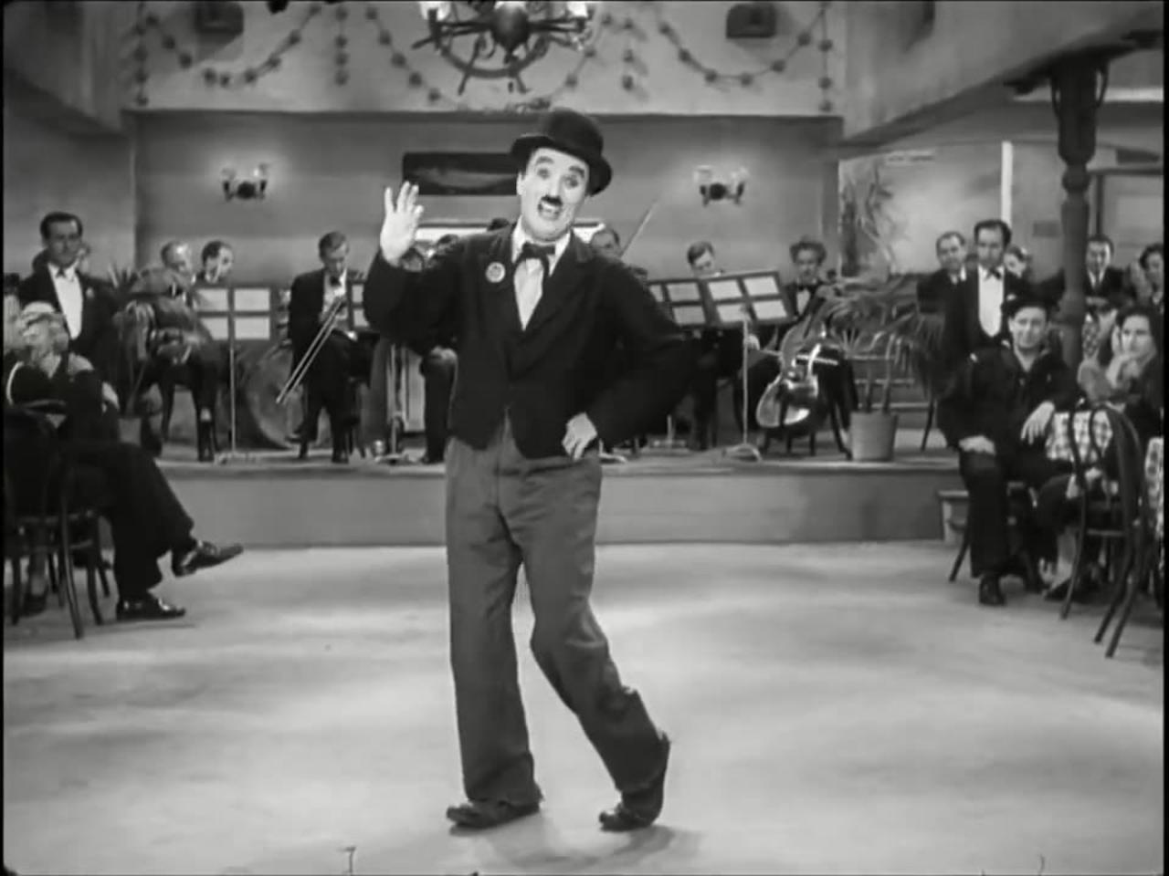 Chaplin Modern Times 'non-sense song
