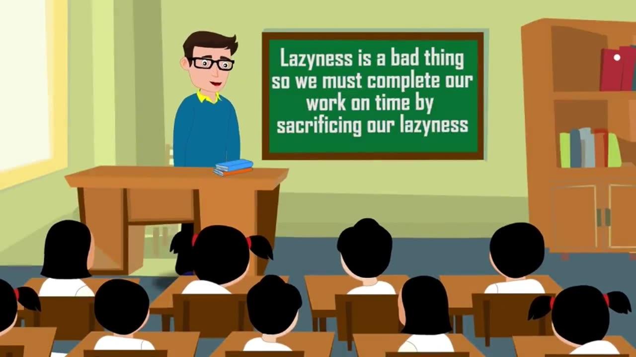 Lazy Son | Moral Stories for Kids in English | English Cartoon